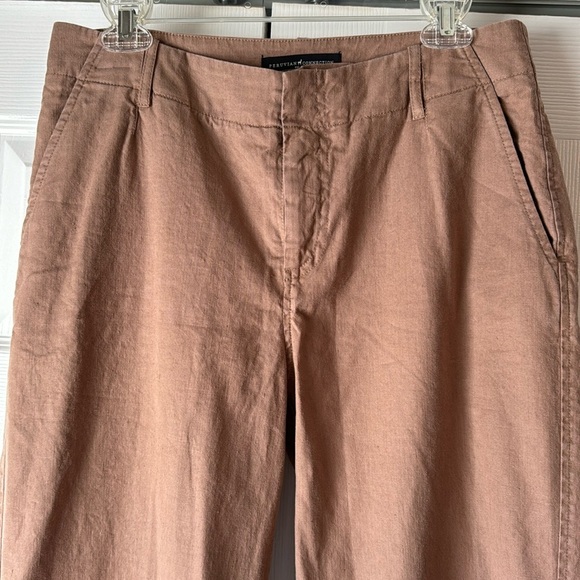 Peruvian Connection Kayla Linen-Blend Wide-Leg Trousers, Size 6 - Picture 5 of 15